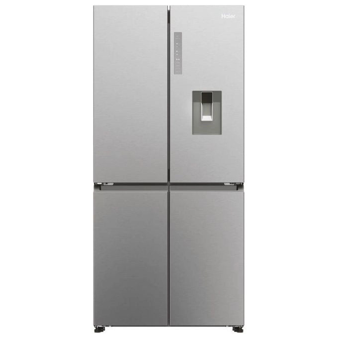 Haier Cube 83 Serie 3 HCR3818EWMM frigorifero side-by-side Libera installazione 463 L E Platino, Acciaio inox