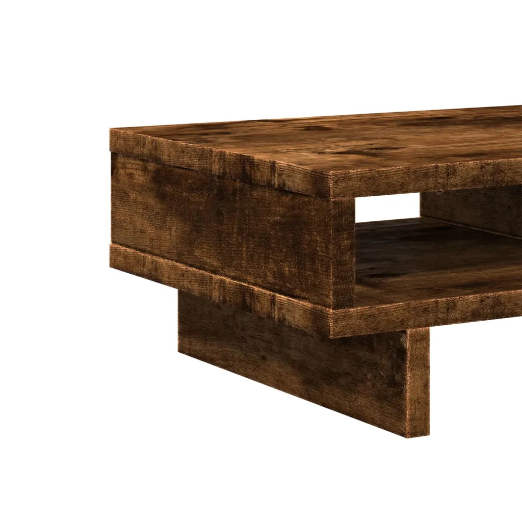 vidaXL Supporto per Monitor Rovere Fumo 50x27x15 cm in Truciolato