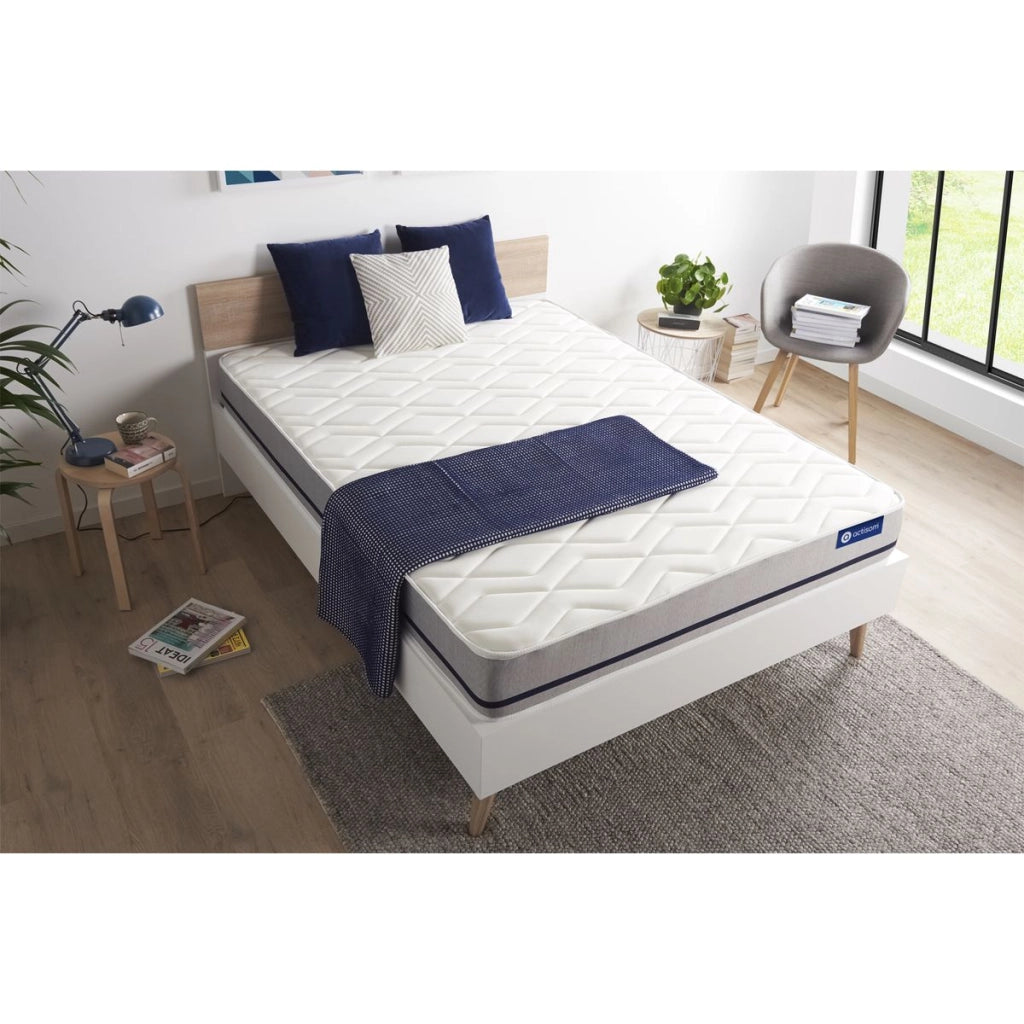Materasso matrimoniale Actilatex soft 200x200cm - Spessore : 20cm - Lattice e memory foam - Moderatamente rigido