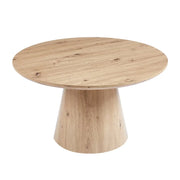 Tavolino rotondo collezione TIGNES – Decorazione effetto pino – D80 x H47 cm
