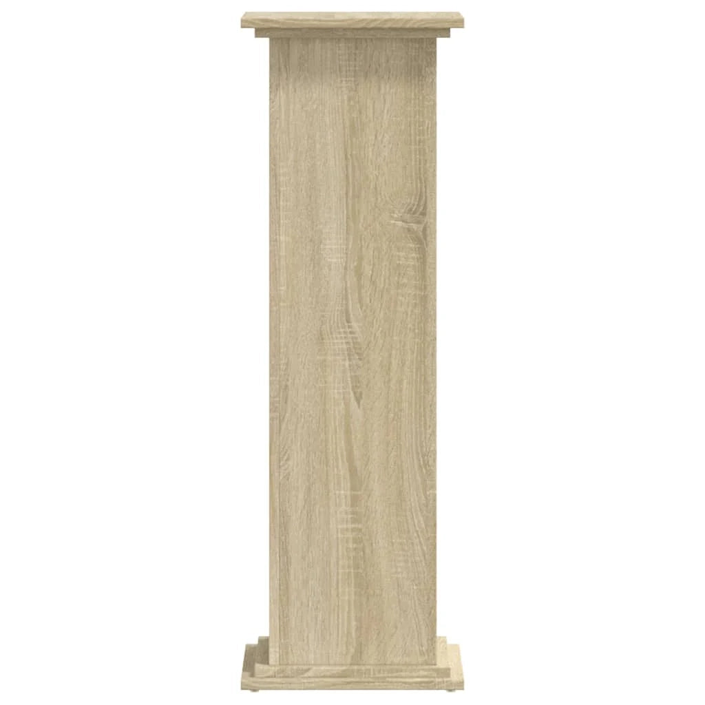 Portavasi Sonoma mobiletto per fiori 33 x 33 x 100 cm legno ingegnerizzato marrone 02_0045177