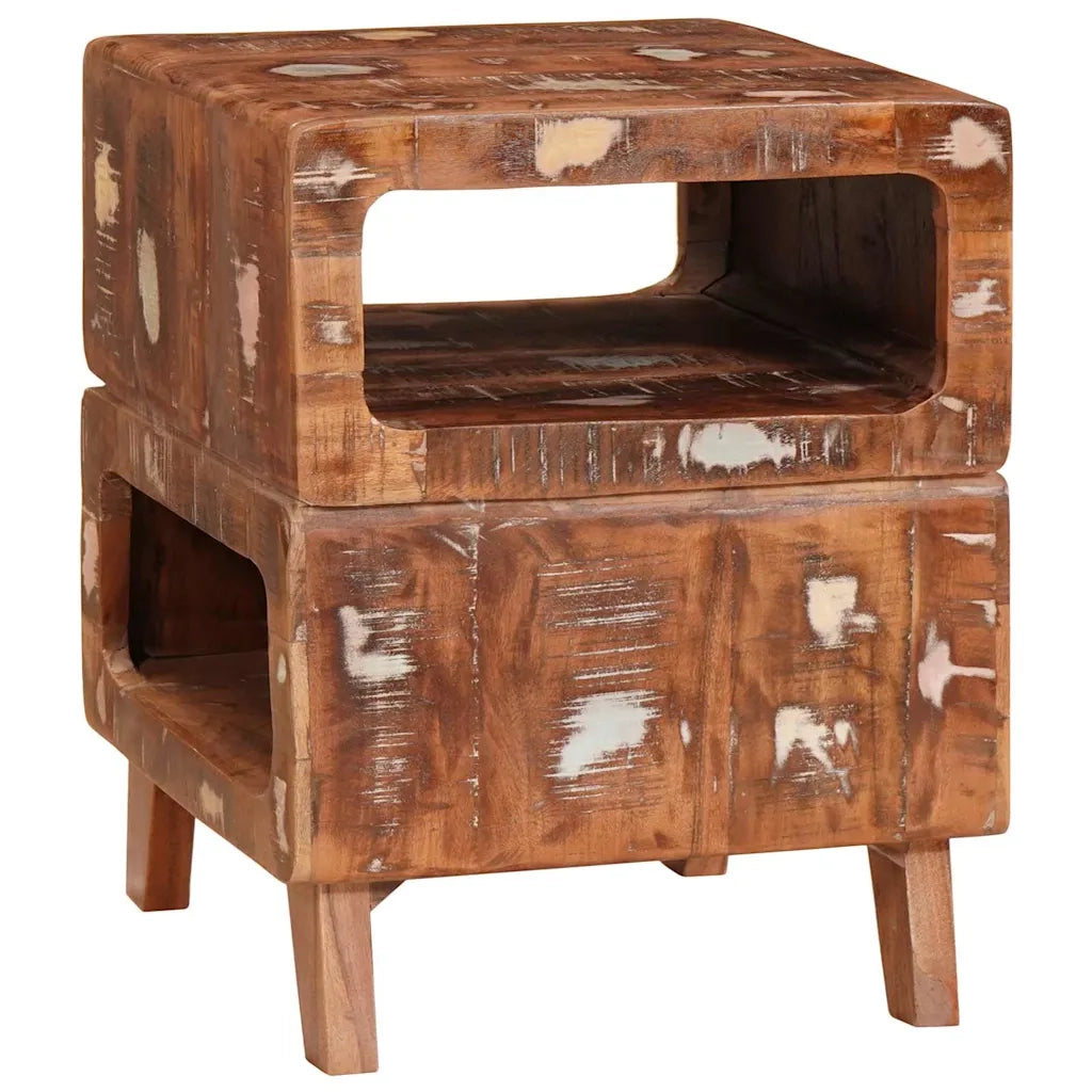 Tavolino Marrone 40 x 40 x 49 cm Legno Recuperato Massello 4104554