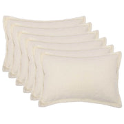Federa 6 pcs HOUTEN Crema 50 x 80 cm Bouclé 920136