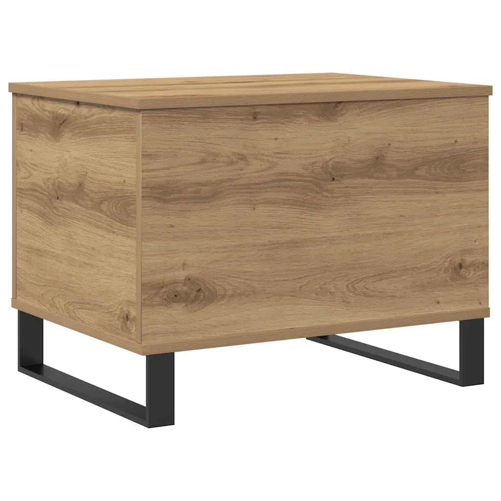 Tavolino salotto | Tavolino da caff¨¨ | Tavolino da Soggiorno Rovere Artigianale 60x44,5x45 cm in Truciolato