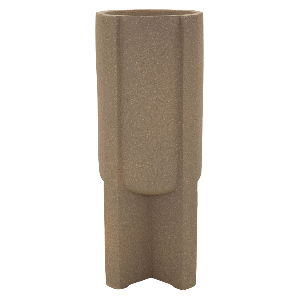 Fatigava, Vaso Finitura Geometrica, Beige