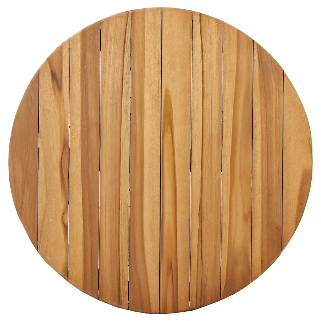 Tavolo laterale Marrone 70 x 70 x 75 cm Legno di teak solido 42006359