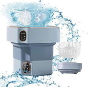 Mini-lavatrice portatile con centrifuga - 12L pieghevole e ultrasonica per intimo, calze e piccoli oggetti - ideale per campeggio e viaggi