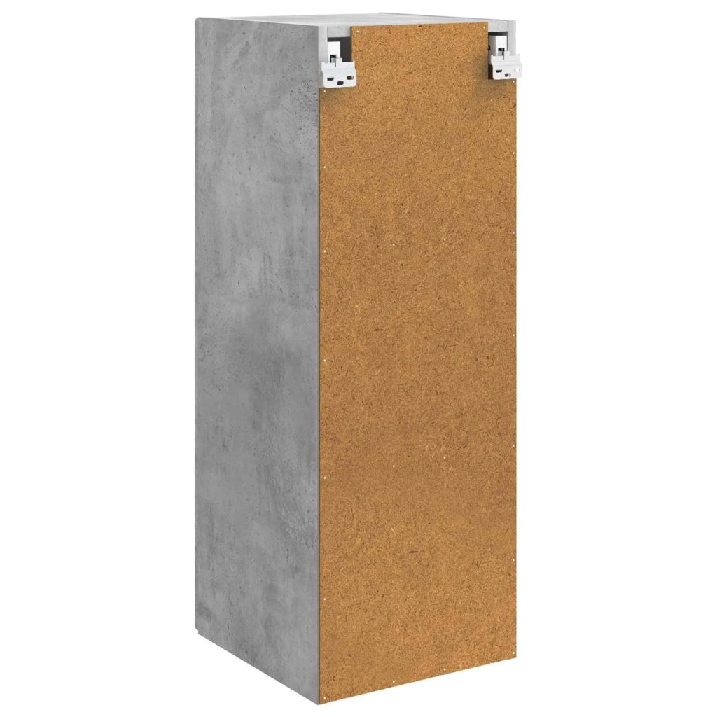 Mobiletto a muro Grigio Cemento 33 x 34,5 x 90 cm