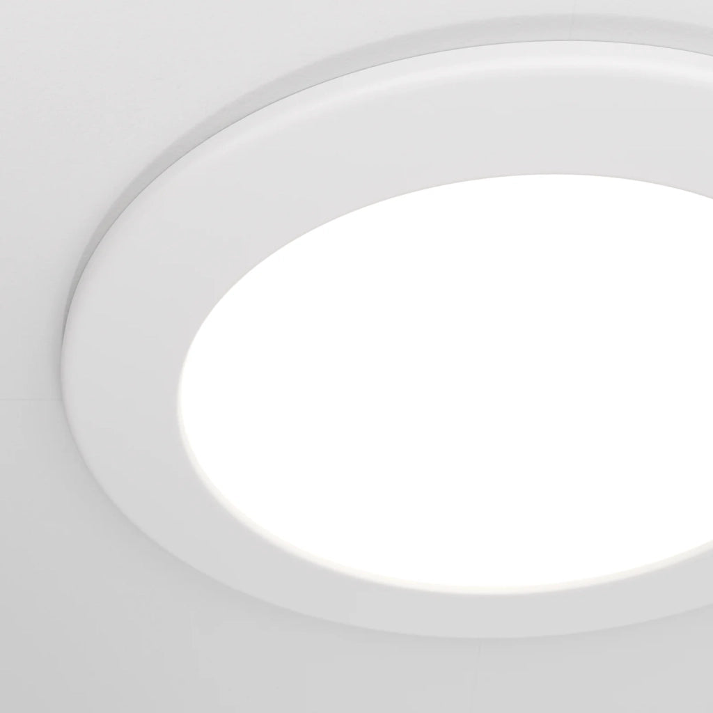 Maytoni Lampada da incasso Stockton 1 luce GU10 bianco metallo