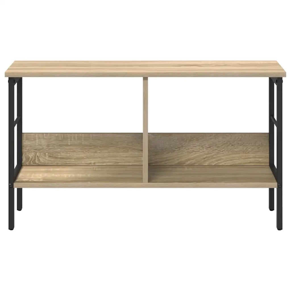 Libreria-Scaffale per Libri-Mobile di Stoccaggio Rovere Sonoma 82 x 32 x 47 cm Legno multistrato