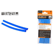 Trade Shop - Set 10 Pz Guaine Termorestringenti Termoretrattili Blu 10x120 Mm Per Cavi 57080 -