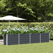 Fioriera Antracite 385 x 50 x 75 cm Acciaio zincato
