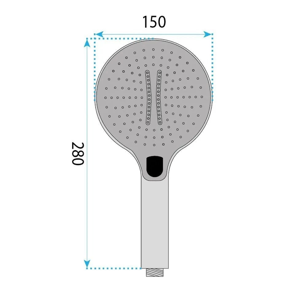 Doccia A Mano Rea Js-033 Brush Gold