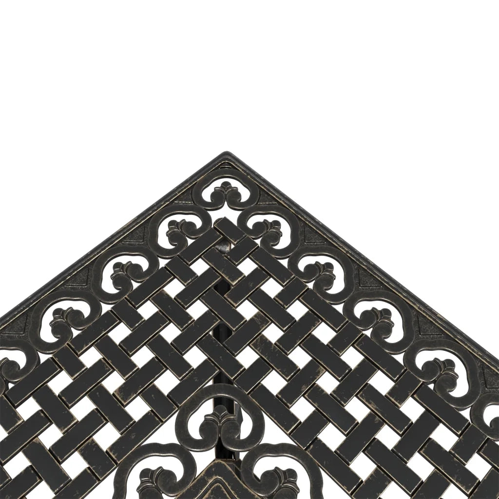 Set da BistrÃ² 3 pz Bronzo in Alluminio Pressofuso