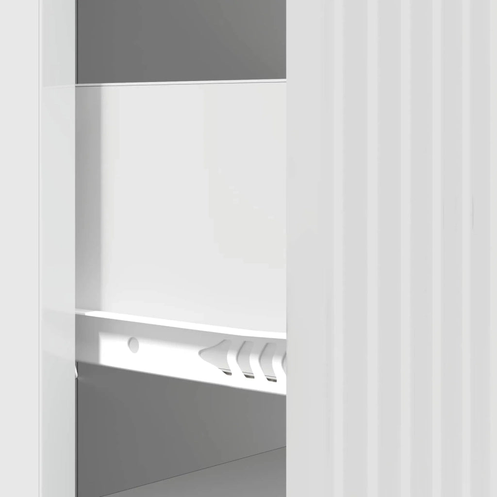 Mobile con Cassetti Bianco Lucido 33 x 34,5 x 87 cm 895309