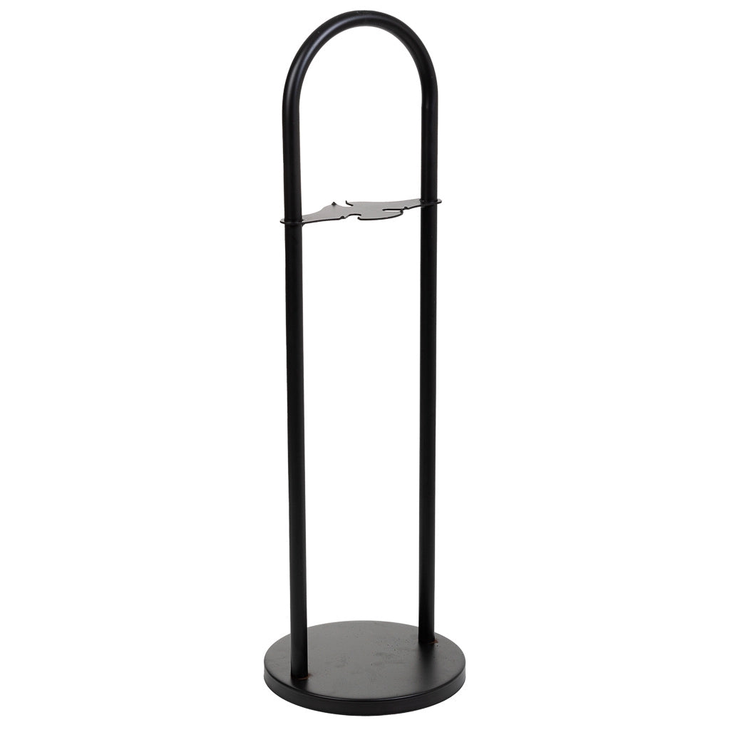 Set attrezzi per camino in metallo nero 4pz D20x68h cm