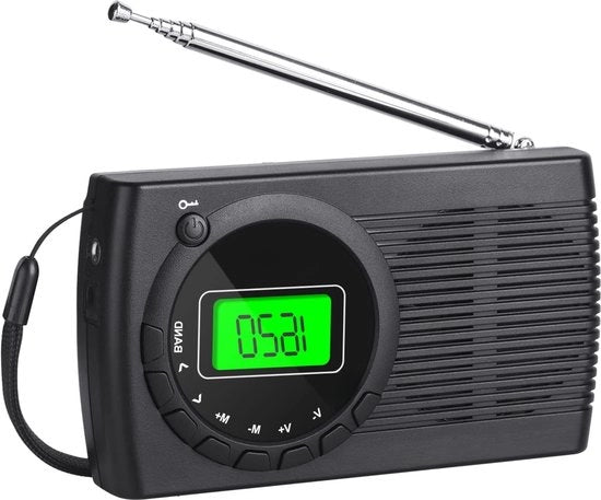 Radio a Nastro - Radio Trasistore - Alimentazione a Batterie - Stile Classico