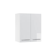 Vicco Pensile da cucina Bianco lucido 60 cm