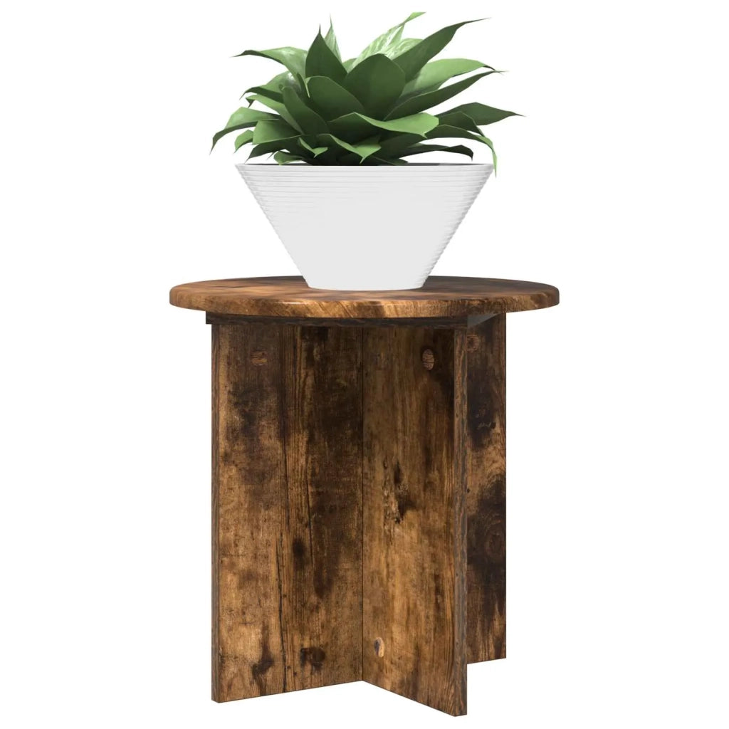 Supporto per piante 2 pz Rovere Fumo 40 x 40 x 40 cm 899731