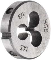 Matrijs M3 x 0,5 - Verstelbare Ronde Matrijs - HSS - Voorbewerking - Adatto per Metallo/Plastica - Pulizia della Spazzola - Matrijs per Taglio di Filo