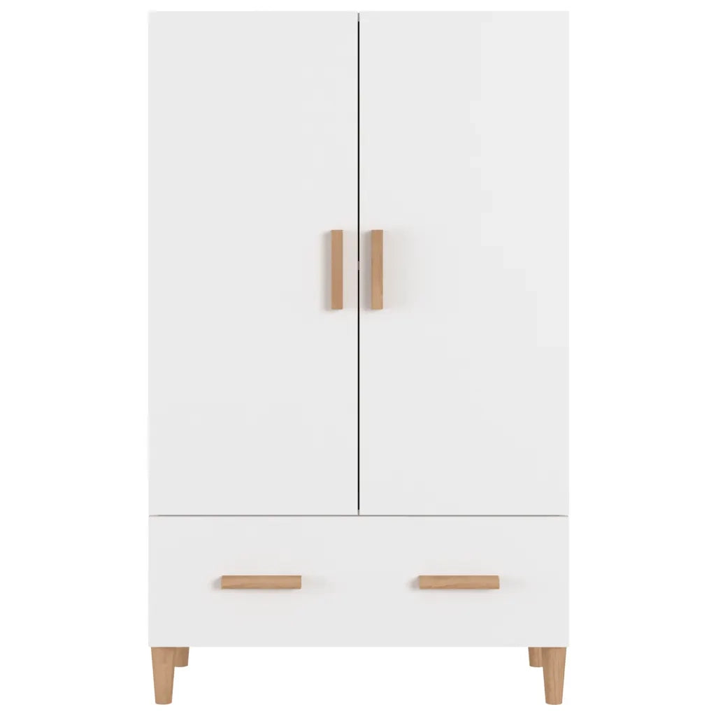 Credenza Bianca 70x31x115 cm in Legno Multistrato cod mxl 47789