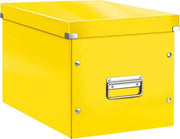 Cassa di Stoccaggio Grande - Stoccaggio - 1 pezzo - Giallo - Plastica - 40x40x40 cm