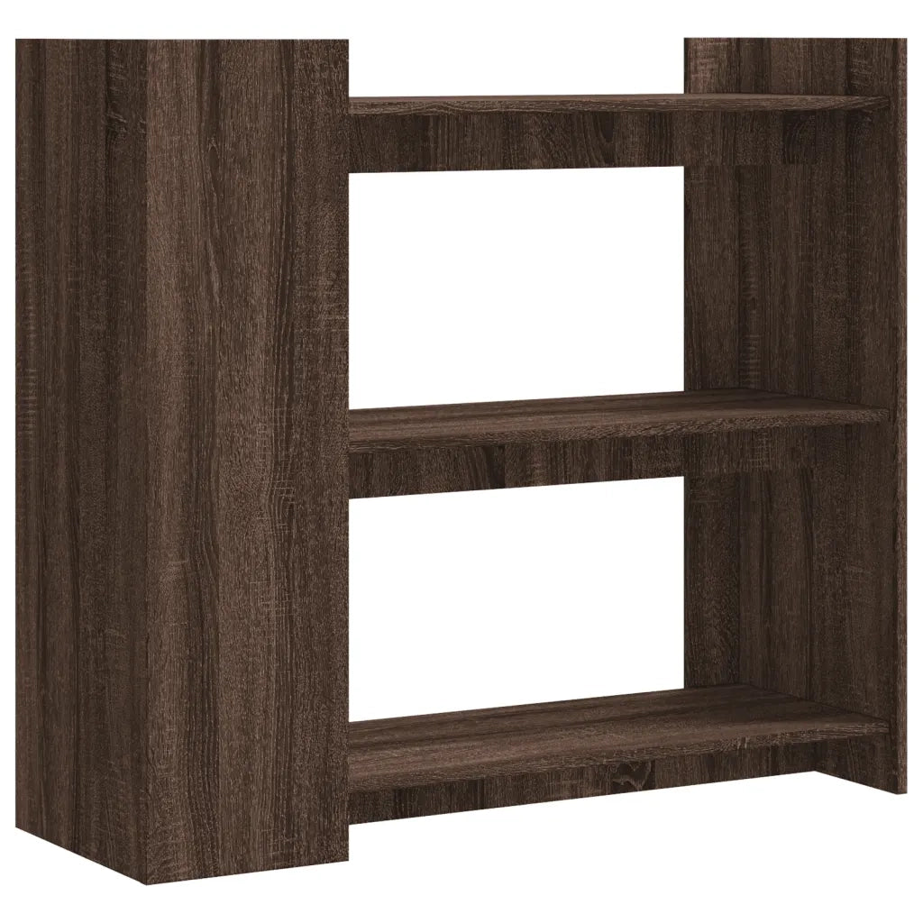 vidaXL Tavolino Consolle Rovere Marrone 100x35x90 cm Legno Multistrato