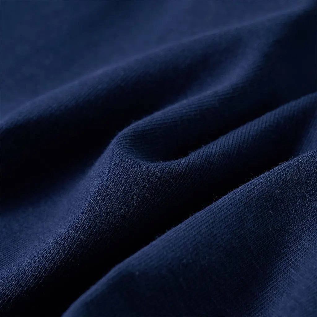 Maglietta da Bambina a Maniche Lunghe Blu Marino 92 13799