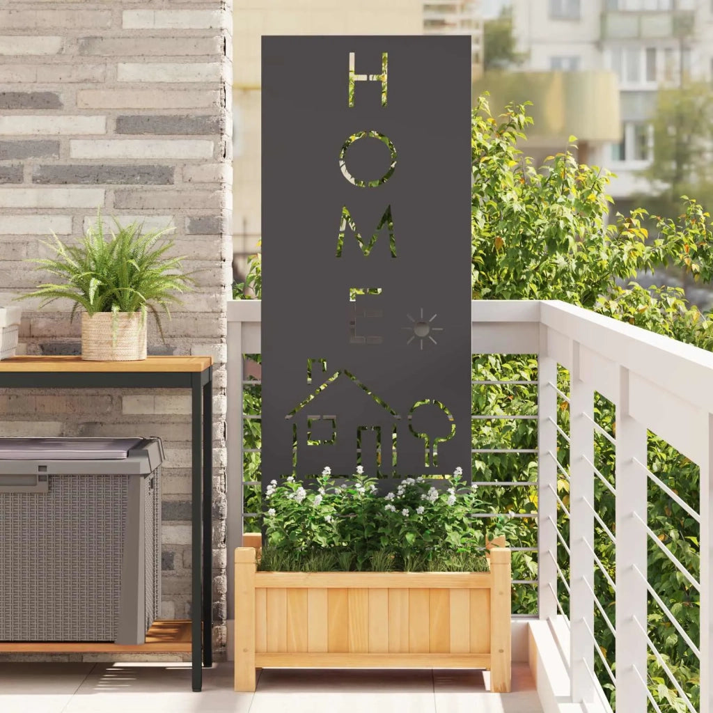 Schermo per privacy in giardino Traforo Nero 50 x 140 cm CFW5258762