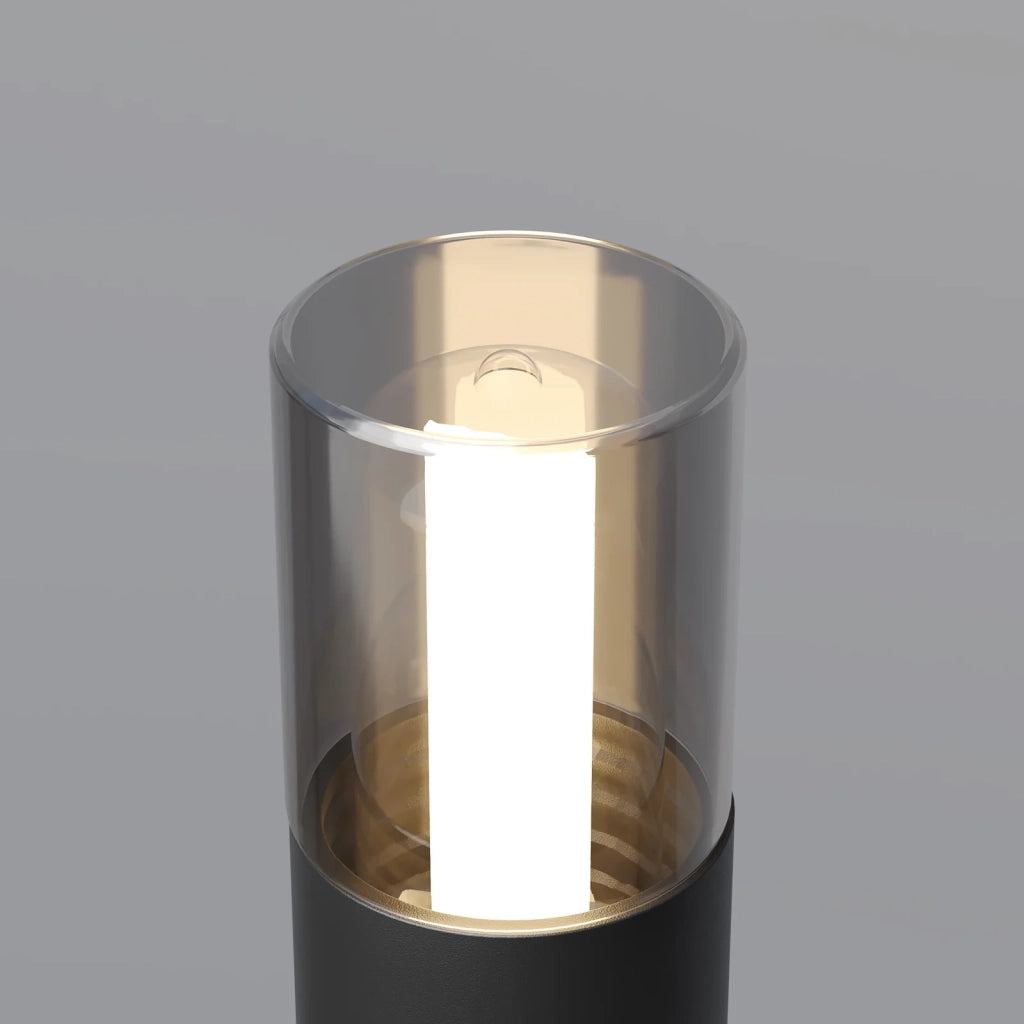 Maytoni Lampada da Esterno Moderna Glide 1 Luce G9 IP54 Grafite Alluminio Vetro