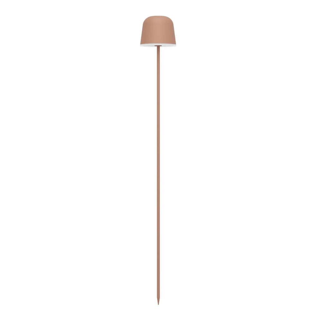 Lampada Ricaricabile Moderna Mannera-S Acciaio Arancione Led 1,8W 170Lm Ip54