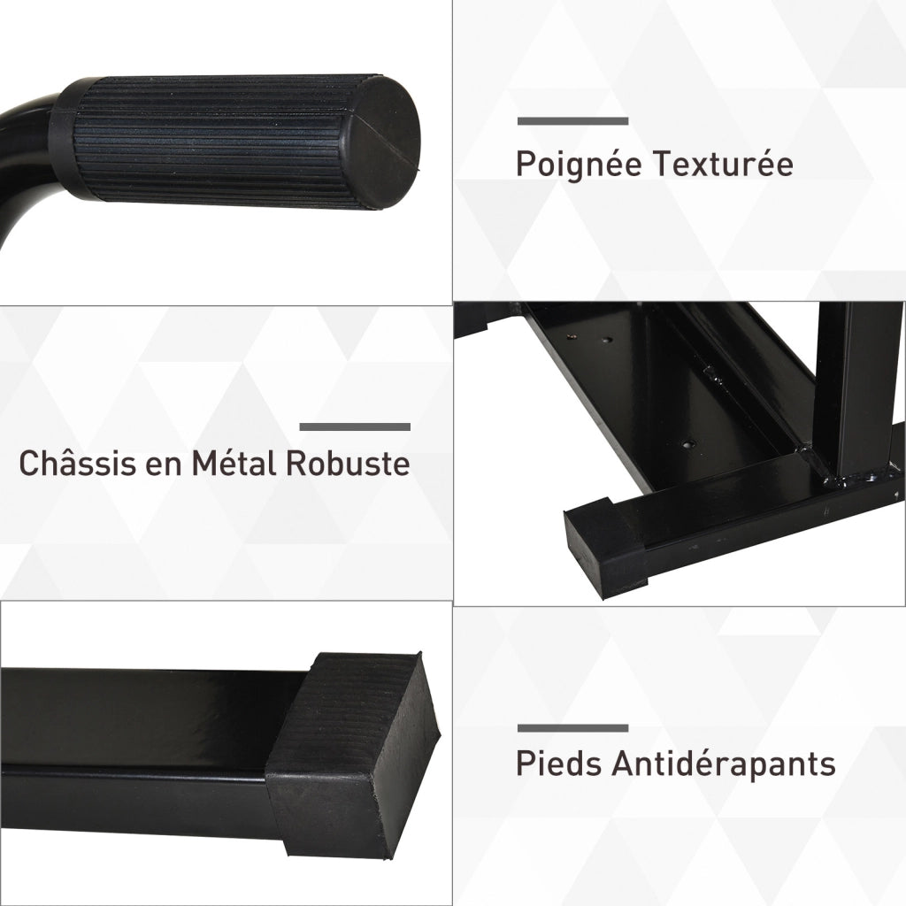 Cavalletto per Moto Regolabile ¨C Zephmum ¨C Nero