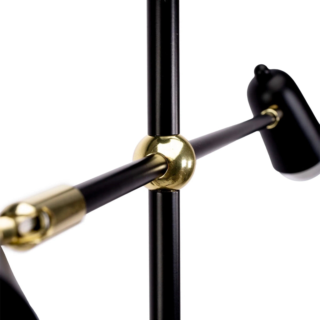 Lampada APP1708-4CP Black + Gold