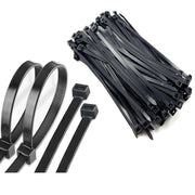 Trade Shop - Set 100 Fascette Plastica Per Cablaggio 8,8 X 550mm Stringi Cavo Nere Etq90530n -