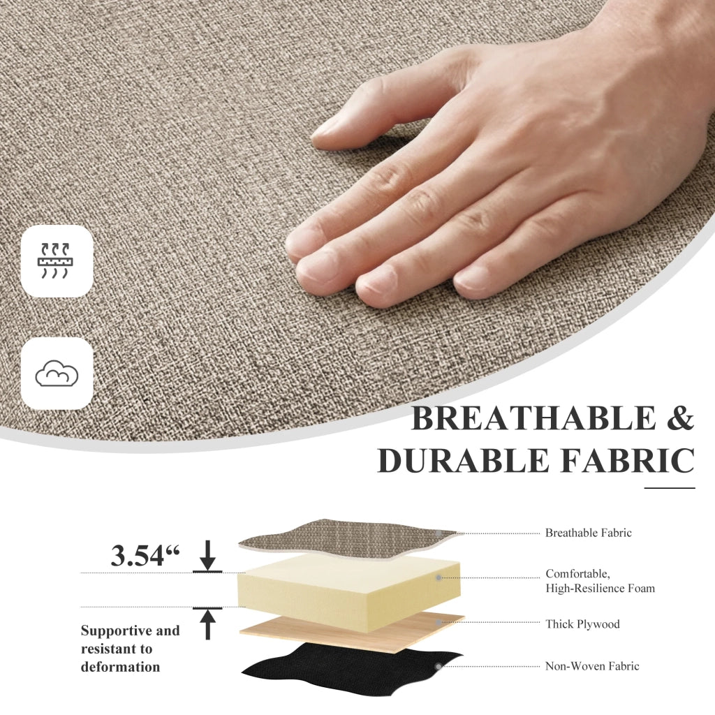 Set di 2 Sedie da Sala da Pranzo – Design Ergonomico e Confortevole, Stile Vintage - marrone