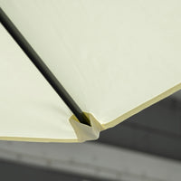 Ombrellone da Giardino a Sbalzo Ø256x245 cm con Rotazione a 360 Beige