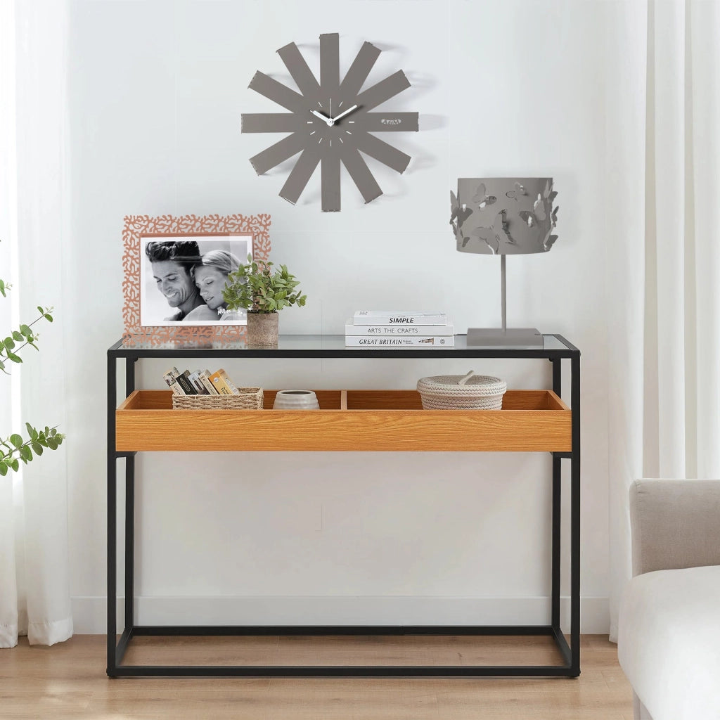 Orologio da parete di design Lumor Bianco marmo,nero