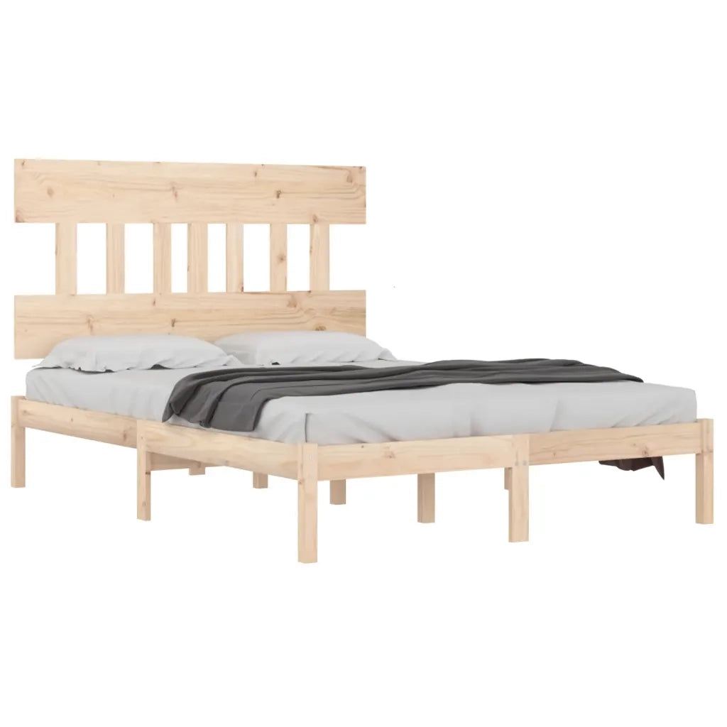 Giroletto-Struttura Letto in Legno Massello 140x200 cm 510007