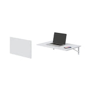 Grandate, Tavolo Pieghevole un Posto, 78x50x21h cm Bianco