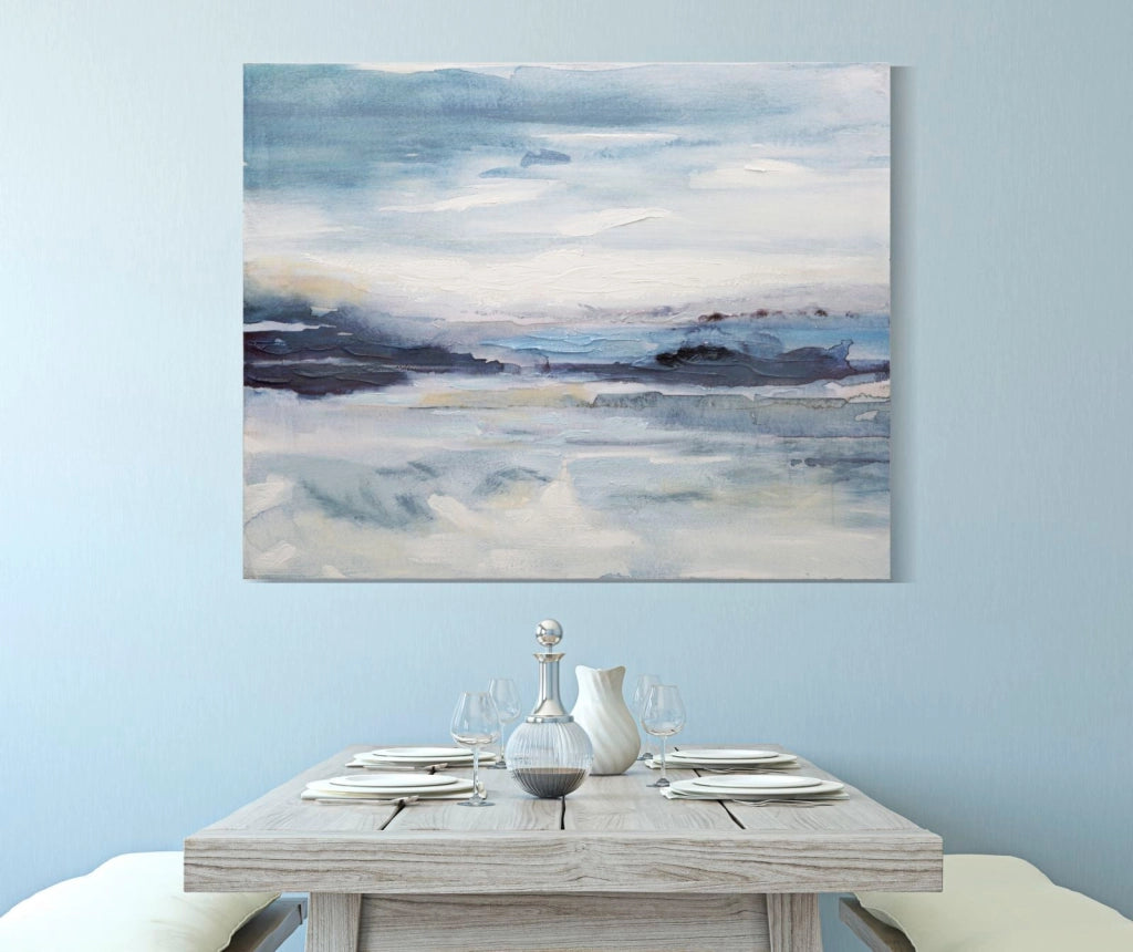 Dipinto su Tela Softy 100x2,8x80 cm in Legno di Pino e Canvas Multicolor