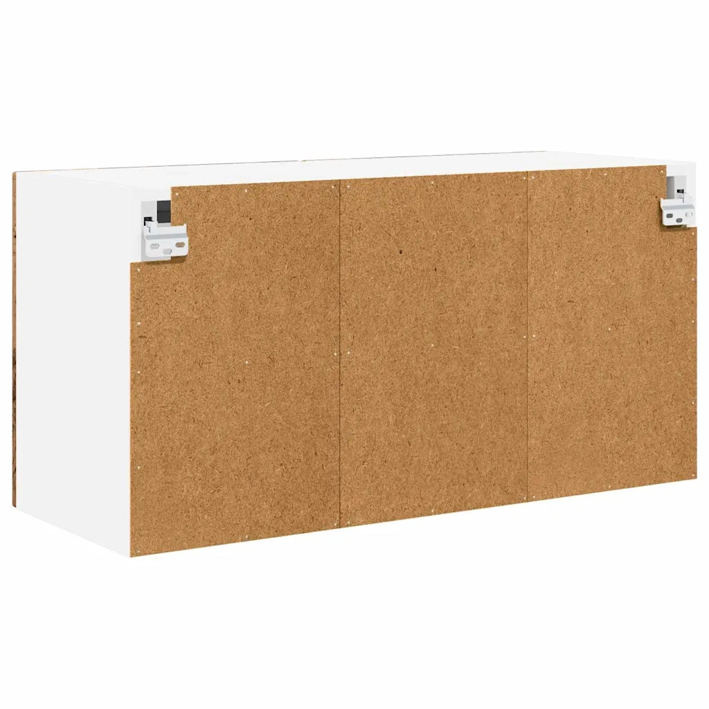 Mobile da cucina con porta 2 pz-Set di 2 Armadio da cucina Legno vecchio 60 x 31 x 40 cm 621468