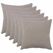 Federa 6 pcs HEERLEN Grigio Chiaro 40 x 40 cm Bouclé 908480
