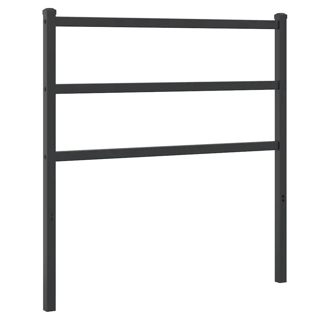 Testiera | Testata di Ricambio in Metallo Nero 90 cm