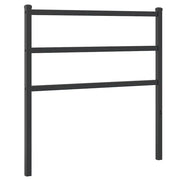 Testiera | Testata di Ricambio in Metallo Nero 90 cm