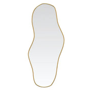 Specchio da Parete | Specchio decorativo Dorato 90x40 cm