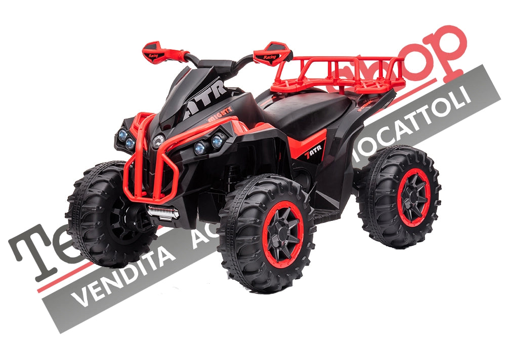 Tecnobike Shop Quad Elettrico per Bambini ATV  1.0 12V  con Radiocomando colore Rosso
