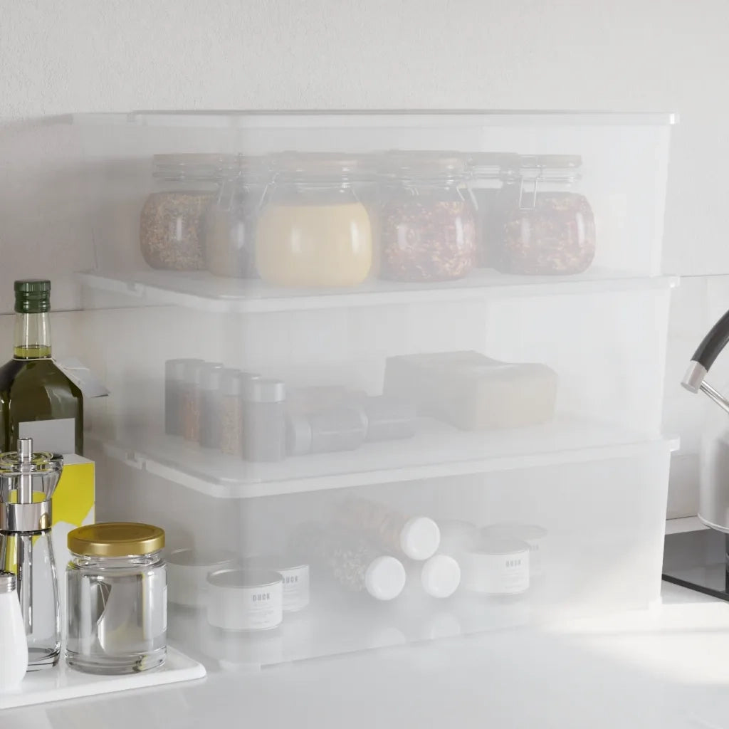 Contenitori in Plastica 3 pz 25 L Impilabili CFW3180259