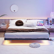 letto metallo nero 140 x 190 cm