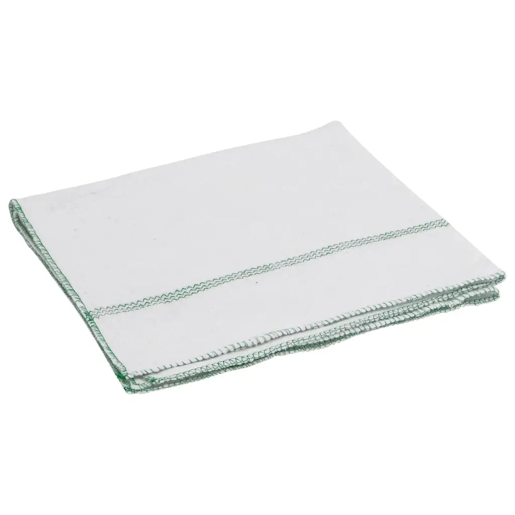 Panni per la Pulizia 10pz Righe Bianche e Verdi 50x60 cm