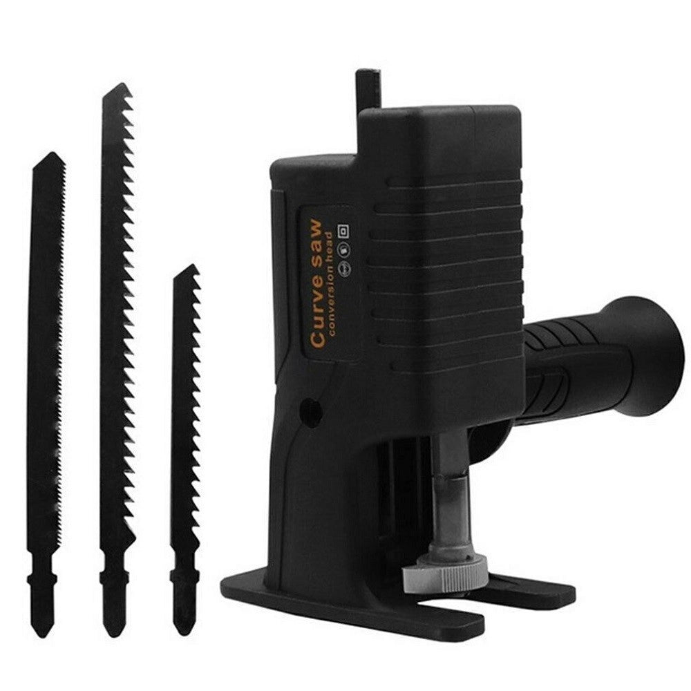 Trade Shop - Kit Adattatore Conversione Da Trapano A Seghetto Alternativo Gattuccio Art.07205 -